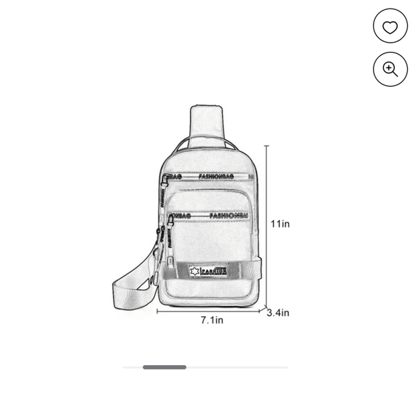 Sling Waist Pack / Crossbody Bag - Picture 3 of 4